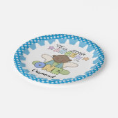 Borden van het Afrikaanse Amerikaanse jongetje 1st Papieren Bordje (Gekanteld)