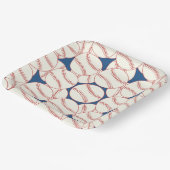 Borden van het Blauwe Papier van het Baseball Patr Papieren Bordje (Gebogen)