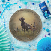 Borden van het Duitse schoorsteenpuntenpapier Papieren Bordje (Feest)