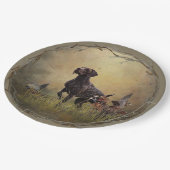 Borden van het Duitse schoorsteenpuntenpapier Papieren Bordje (Gekanteld)