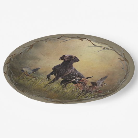 Borden van het Duitse schoorsteenpuntenpapier Papieren Bordje (Gekanteld)