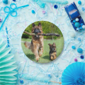 Borden van het Duitse Shepherd Paper Papieren Bordje (Feest)