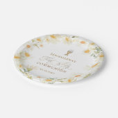 Borden van het eerste communiqué papieren bordje (Gekanteld)