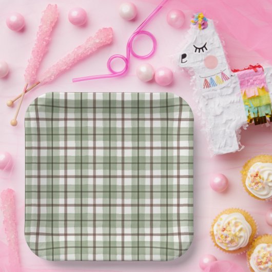 Borden van het groenboek papieren bordje (Feest)