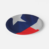 Borden van het Texas State Flag Paper Papieren Bordje (Gekanteld)