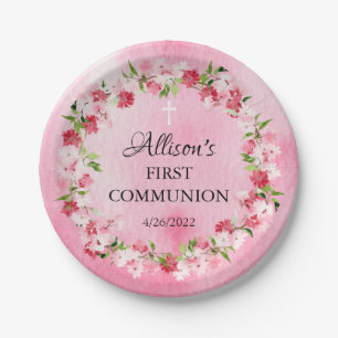 Borden van het voorjaar van de bloesems Floral-com Papieren Bordje