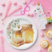 Borden van honingbijenpapier papieren bordje (Feest)