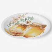 Borden van honingbijenpapier papieren bordje (Gekanteld)