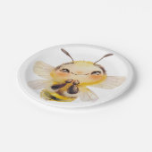 Borden van honingbijenpapier papieren bordje (Gekanteld)