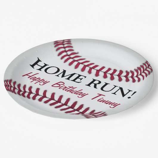 Borden van honkbalpapier papieren bordje (Gekanteld)