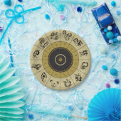Borden van Horoscope-wielpapier Papieren Bordje (Feest)