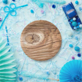 Borden van houtachtige katholieken papieren bordje (Feest)