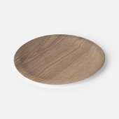 Borden van houtnerfpapier papieren bordje (Gekanteld)