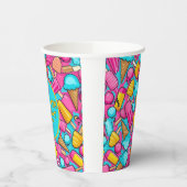 "BORDEN VAN IJSJES- EN IJSJES-PAPIER" PAPIEREN BEKERS (Links)