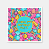 "BORDEN VAN IJSJES- EN IJSJES-PAPIER" SERVET (Voorkant)