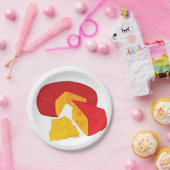 Borden van kaaspapier papieren bordje (Feest)