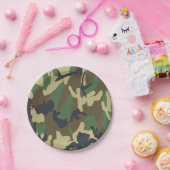 Borden van kameropapier papieren bordje (Feest)