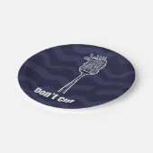 Borden van karton - Don't Cut – Spaghetti Humor Papieren Bordje (Gekanteld)