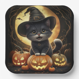 Borden van karton  Serie 1  Black Cat Papieren Bordje