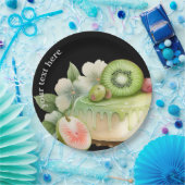 Borden van Kiwi Cake Papieren Bordje (Feest)