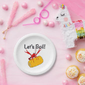 Borden van langoesten papieren bordje (Feest)