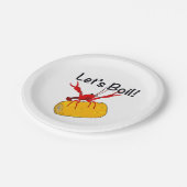 Borden van langoesten papieren bordje (Gekanteld)