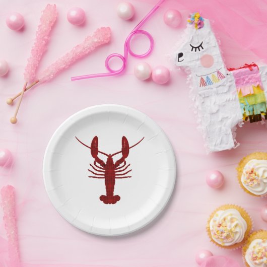 Borden van laster Silhouette Paper Papieren Bordje (Feest)