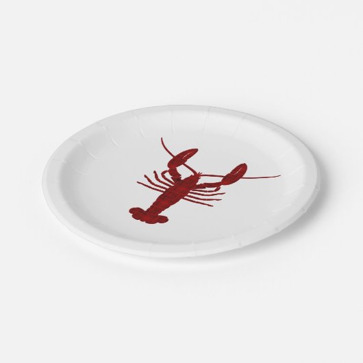 Borden van laster Silhouette Paper Papieren Bordje (Gekanteld)