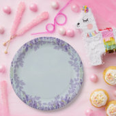 Borden van Lavender Floral Party Papieren Bordje (Feest)