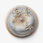 Borden van legant weddenschap papieren bordje (Voorkant)