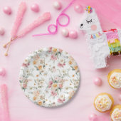 Borden van lenteertulpturfpapier papieren bordje