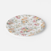 Borden van lenteertulpturfpapier papieren bordje