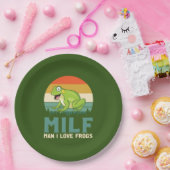 Borden van liefdeskikkerpapier papieren bordje (Feest)