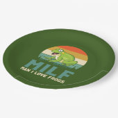 Borden van liefdeskikkerpapier papieren bordje (Gekanteld)