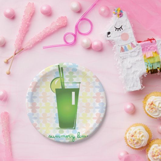 Borden van limoen papieren bordje (Feest)