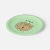 Borden van lippenpapier papieren bordje (Gekanteld)