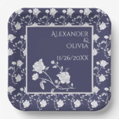 Borden van marineschower Roos Papieren Bordje (Voorkant)