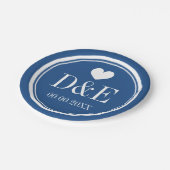 Borden van marinesolventies papieren bordje (Gekanteld)