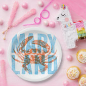 Borden van maryland Crab Paper Papieren Bordje (Feest)