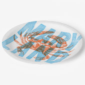 Borden van maryland Crab Paper Papieren Bordje (Gekanteld)