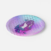 Borden van Mermaid Paper Party Papieren Bordje (Gekanteld)