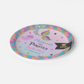 Borden van mermaïden en piraatpapier papieren bordje (Gekanteld)