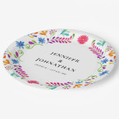 Borden van Mexicaanse feiesta Wedding Party Paper Papieren Bordje (Gekanteld)