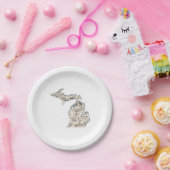 Borden van Michigan  Afbeelding Map Paper Papieren Bordje (Feest)