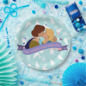 Borden van Odette en Derek (9 inch) Papieren Bordje (Feest)