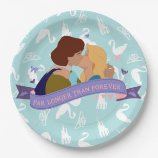 Borden van Odette en Derek (9 inch) Papieren Bordje