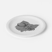 Borden van Ohio Paper Papieren Bordje (Gekanteld)