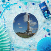 Borden van olieboorplatforms papieren bordje (Feest)