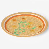 Borden van Oranje driverpartijen Papieren Bordje (Gekanteld)