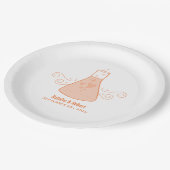 Borden van Oranje twitterpapier Papieren Bordje (Gekanteld)